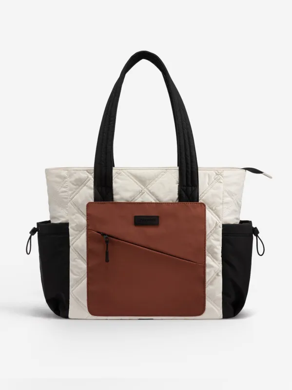 2Pcs Quilted Puffer Tote Bag, 15.6" 17.3" sold by LOVEVOOK