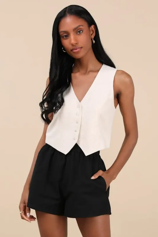 Classic Black Beach Shorts sold by Lulus