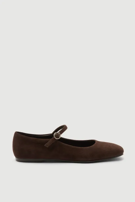 Beth Suede Ballet Flat sold by Assembly Label
