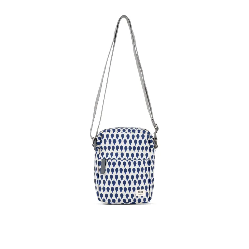 ROKA Bond Denim Rain Recycled Canvas Bag sold by The Foot Factory