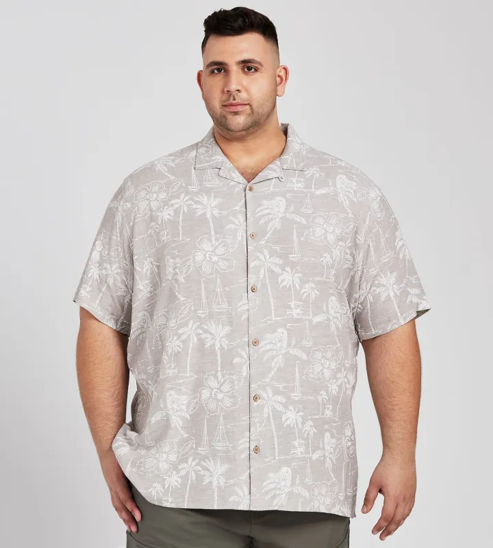 Printed Linen Shirt sold by George Richards