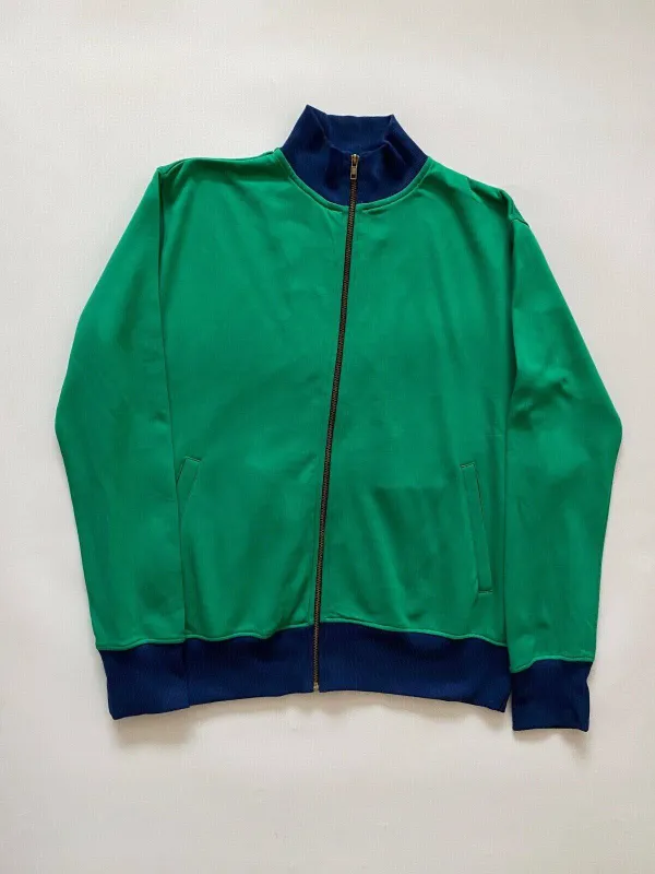 Mens Green Jersey Zip M, XL, 5XL sold by Beagle Boutique