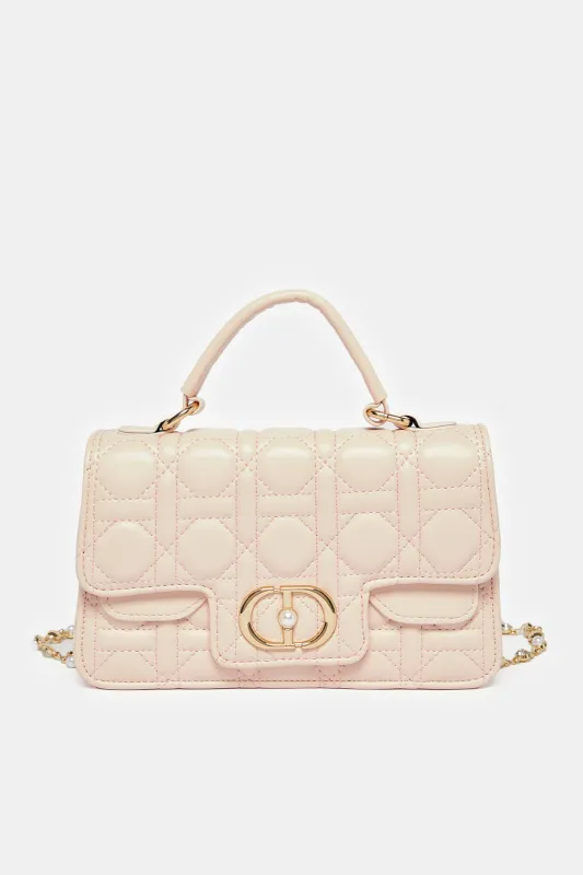 Women Pink Embellished Cross Body Bag sold by Redtag