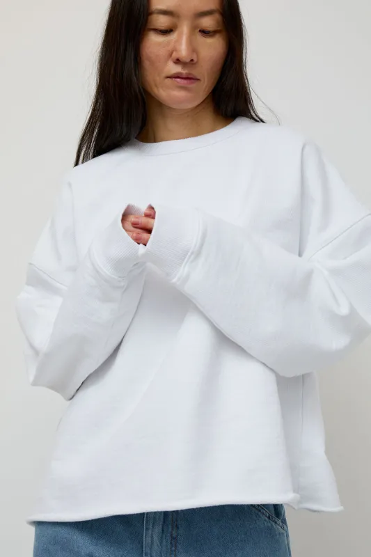 YMC Studio Sweatshirt in White sold by No. 6
