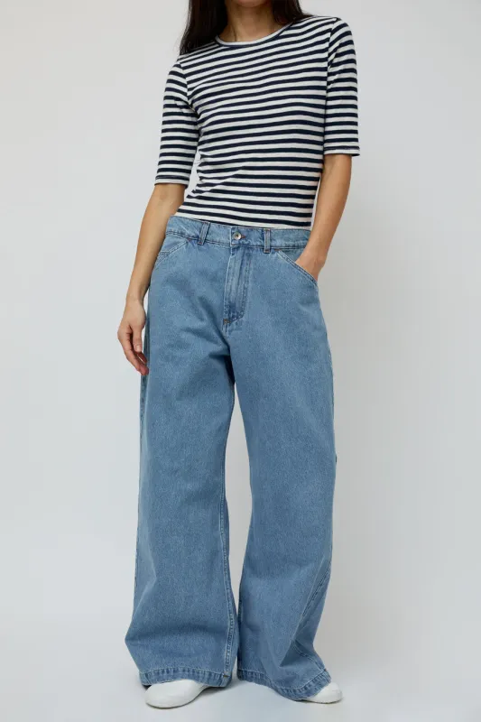 YMC Courtney Jean in Blue sold by No. 6
