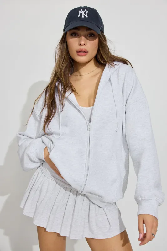 UltraFleece Oversized Zip Up Hoodie sold by Garage