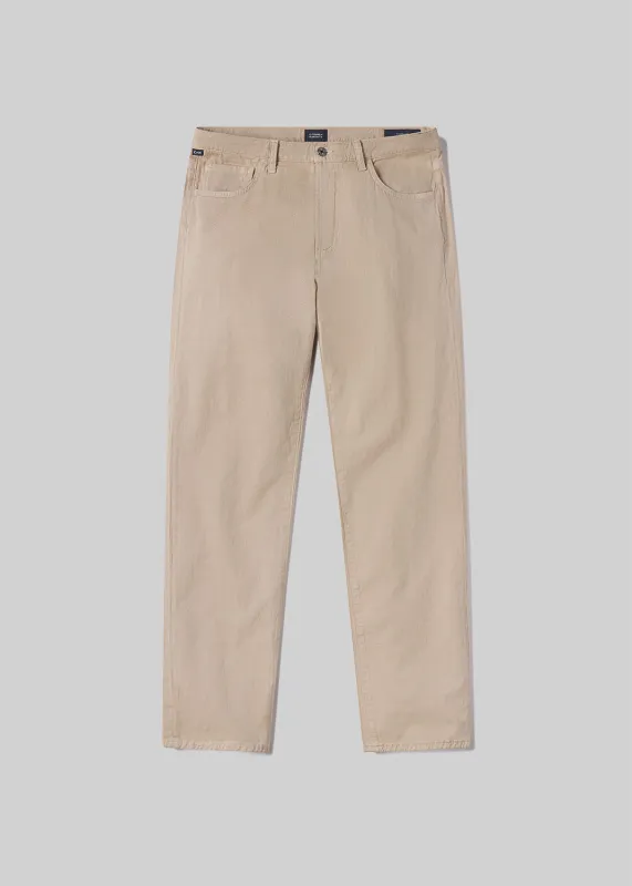 Elijah Relaxed Straight Linen in Reservoir sold by Citizens Of Humanity