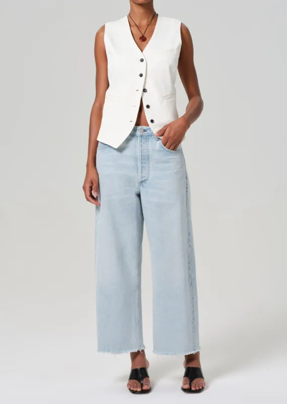 Ayla Raw Hem Crop in Sailor sold by Citizens Of Humanity