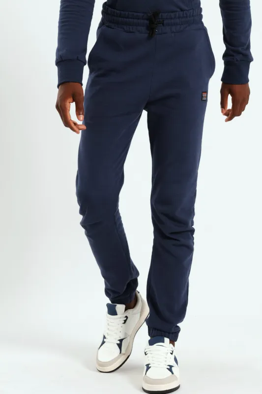 Boys Fleece Jogger - Navy sold by Edgars