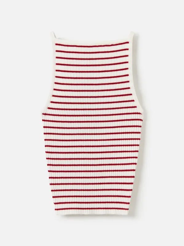 Tyner Stripe Apron Tank sold by Plenty