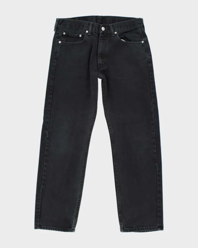 Vintage Levi's 505 Dark Grey Wash Denim Jeans - W32 L29 sold by Rokit