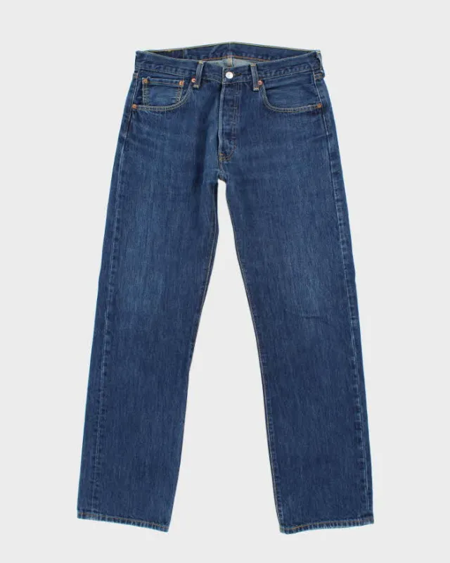 Vintage Levi's 501 Dark Wash Jeans - W33 L32 sold by Rokit