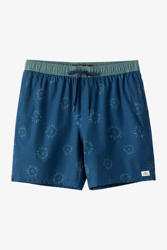 O'Neill HERMOSA E-WAIST 17" LINED BOARDSHORTS - MIDNIGHT NAVY sold by Sun Diego Boardshops