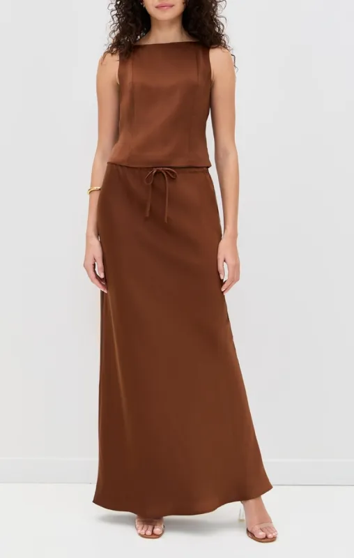 CAROL DRAWSTRING SKIRT sold by Wayf