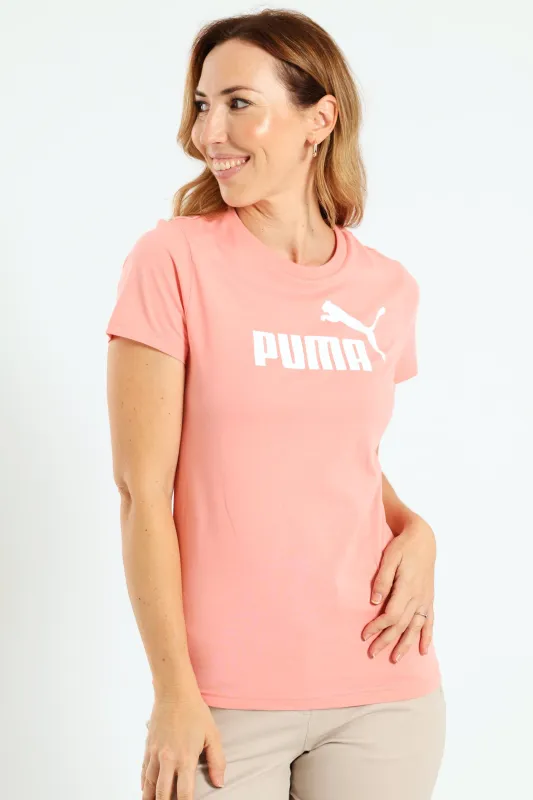 Essential No.1 Logo Tee - Pink sold by Edgars