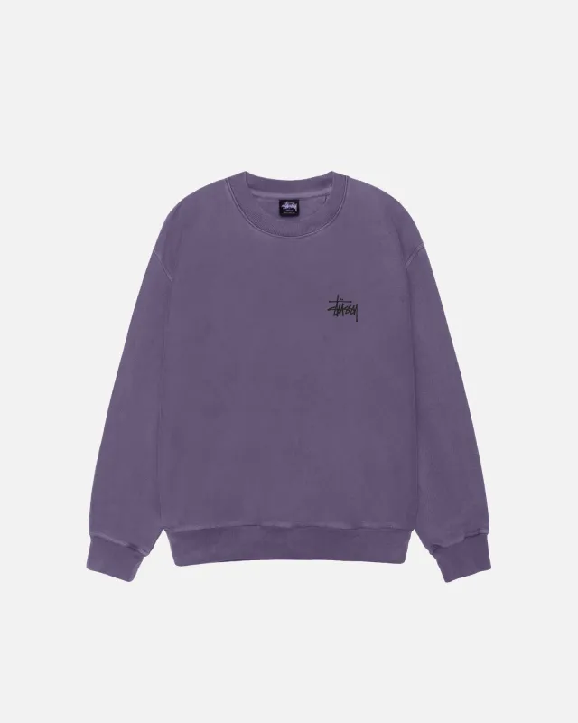 BASIC STÜSSY CREW PIGMENT DYED sold by Stussy