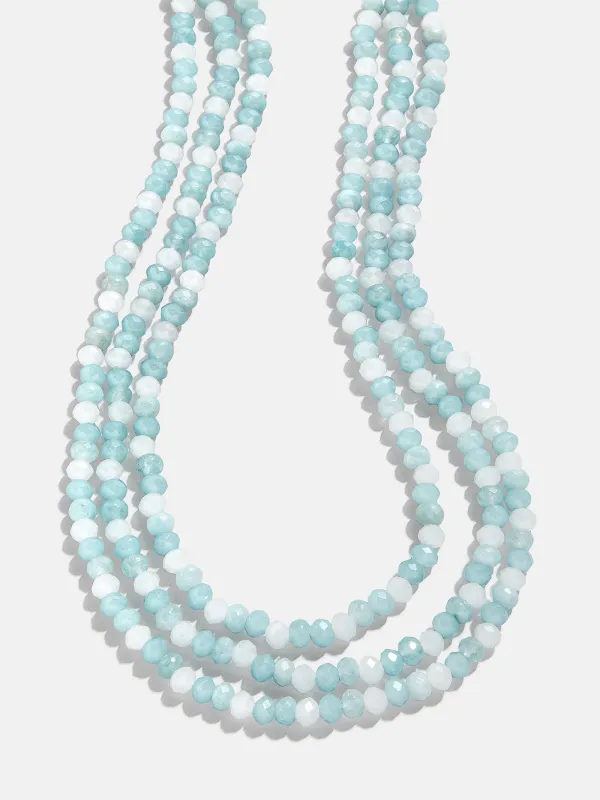 Lena Semi-Precious Layered Necklace - Turquoise sold by BaubleBar