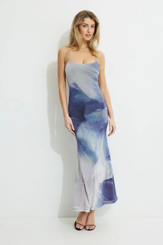 Simona Scoop Maxi Dress sold by Dynamite