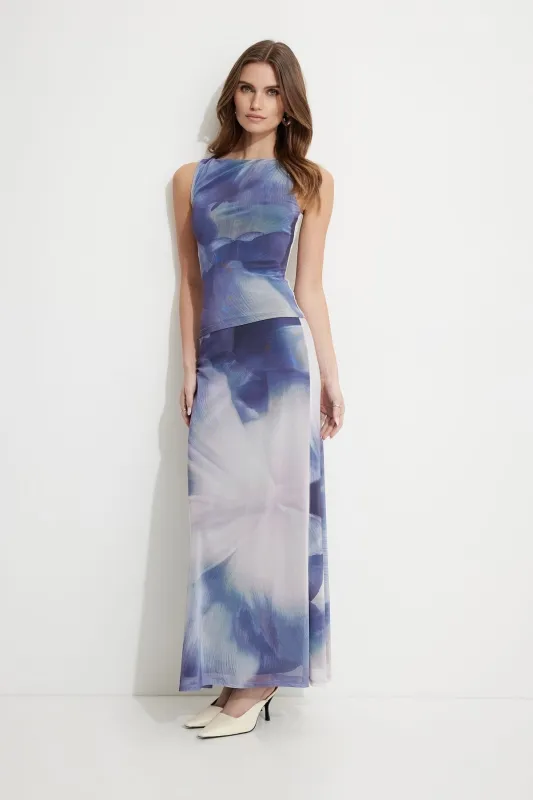 Daya Mesh Mermaid Maxi Skirt sold by Dynamite