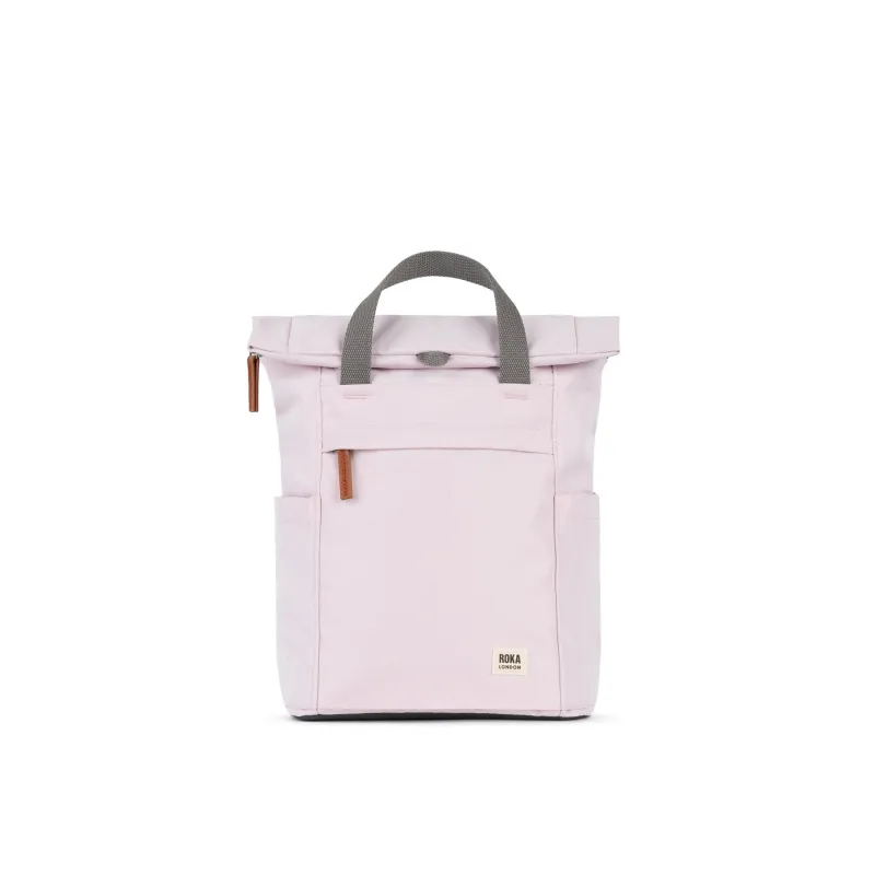 ROKA Finchley A Transcendent Pink Small Recycled Canvas Bag sold by The Foot Factory
