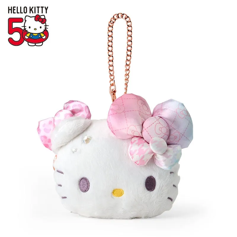 Hello Kitty Plush ID Card Holder 50th Anniv. (Fashionable Ribbons Series) sold by Sanrio