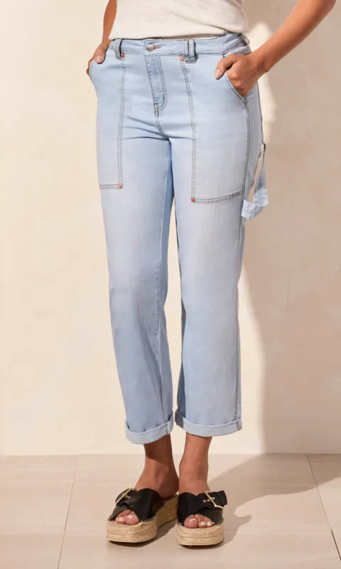 Mid Rise Straight Leg Denim sold by Revolution Boutique