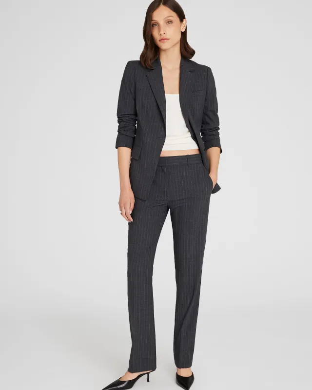 Borrem Pinstripe Full-Length Pant sold by Club Monaco
