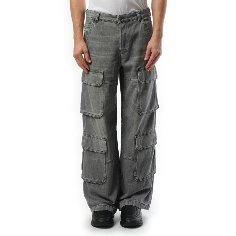 D-Touch Cargo Pants in Grey sold by MARAIS