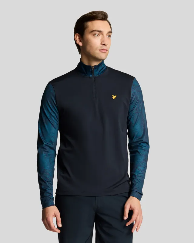 Golf Printed Contour Midlayer sold by Lyle & Scott