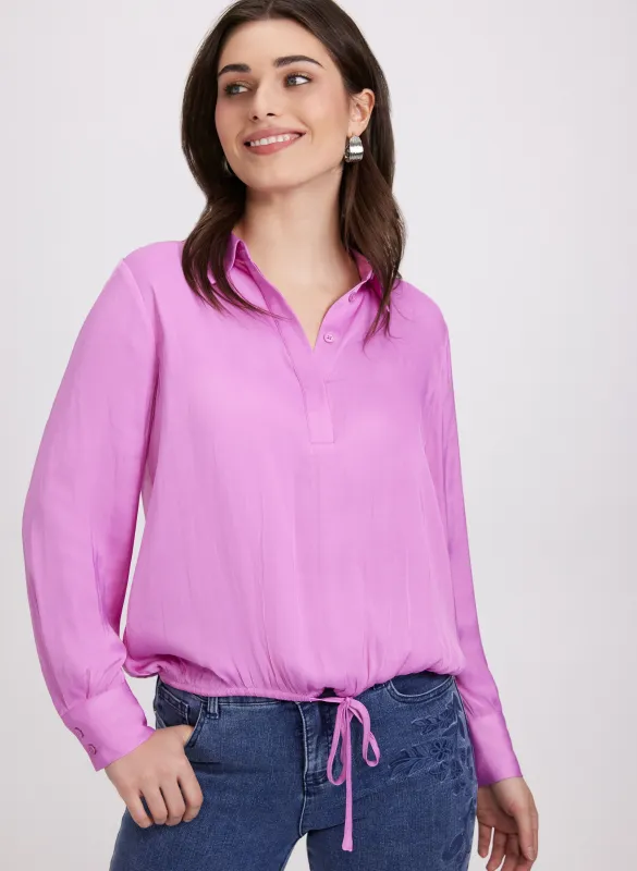 Long Sleeve Satin Blouse sold by Laura