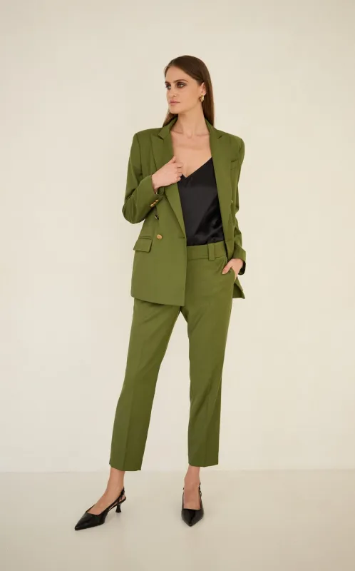 Cigarette Pants Olive sold by Ivalo.com