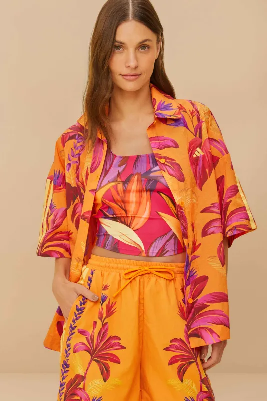 Adidas Tropical Breeze Bright Orange Shirt sold by FARM Rio