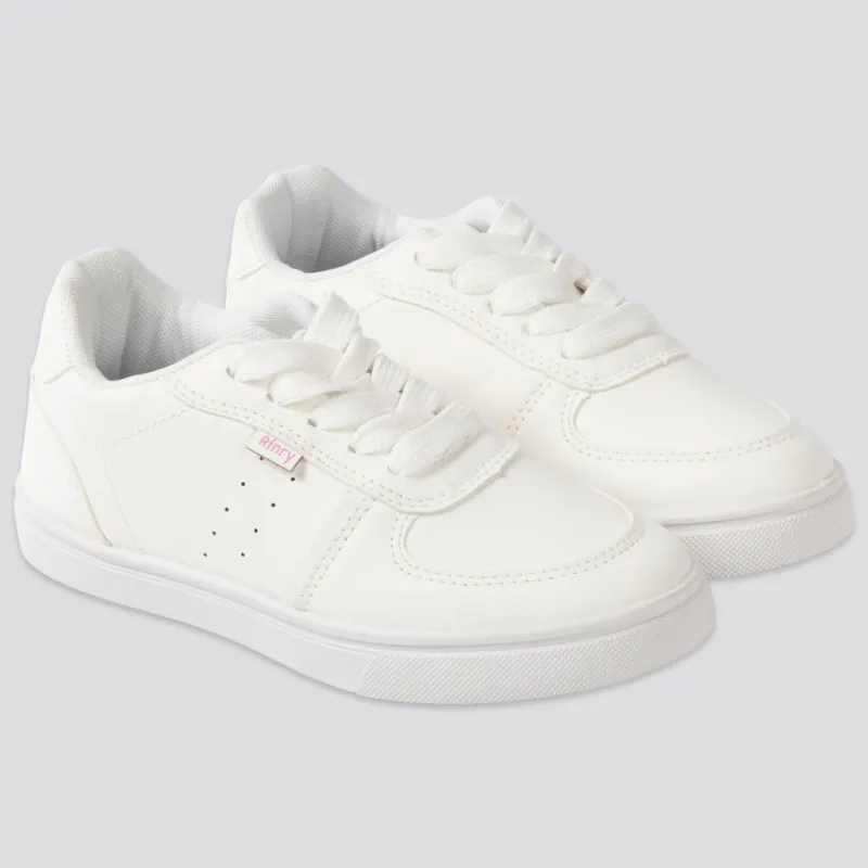 Girls Sneaker _ 154296 _ White sold by Refinery