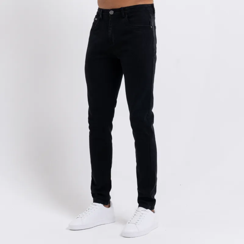Serrano Slim Fit Jeans - Black sold by be inspired