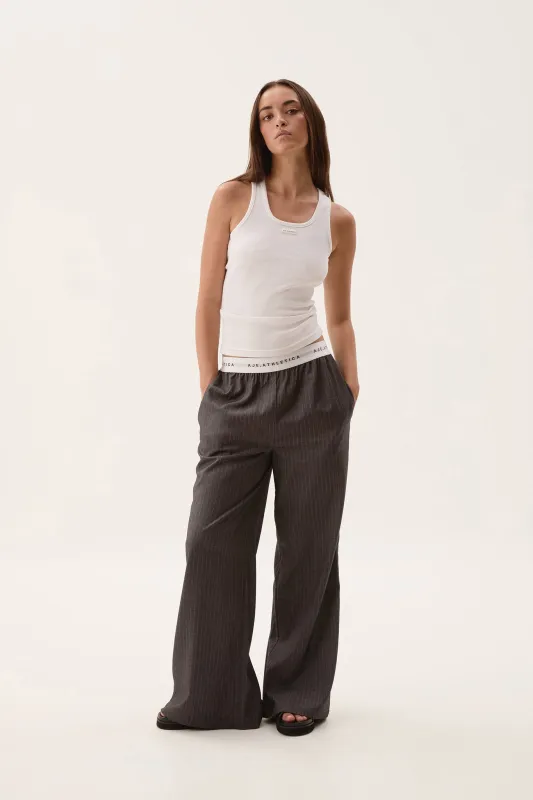 Pinstripe Tailored Pant 521 sold by Aje
