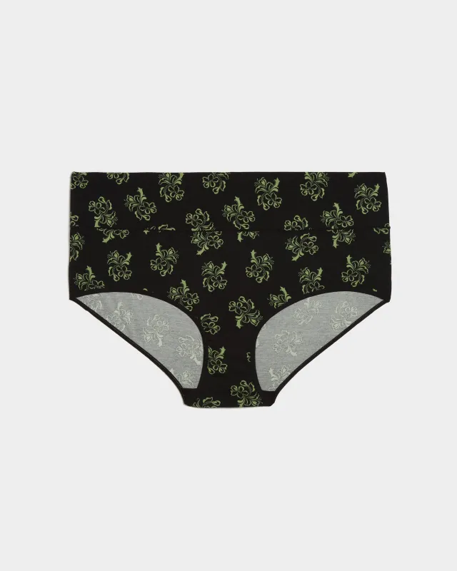 UltimateS Full Coverage High Rise Brief - Capoterra Hibiscus sold by Universal Standard