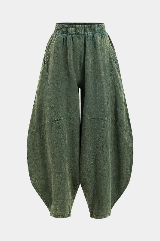 Ruched Pocket Wide Ben Tønde Bukser sold by Micas