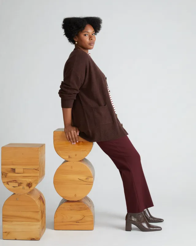 Margot Eco Alpaca Cardigan - Fallen Leaves sold by Universal Standard