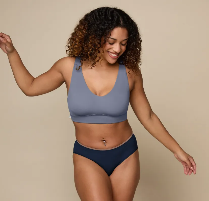 Bliss Bralette - Steel sold by Universal Standard