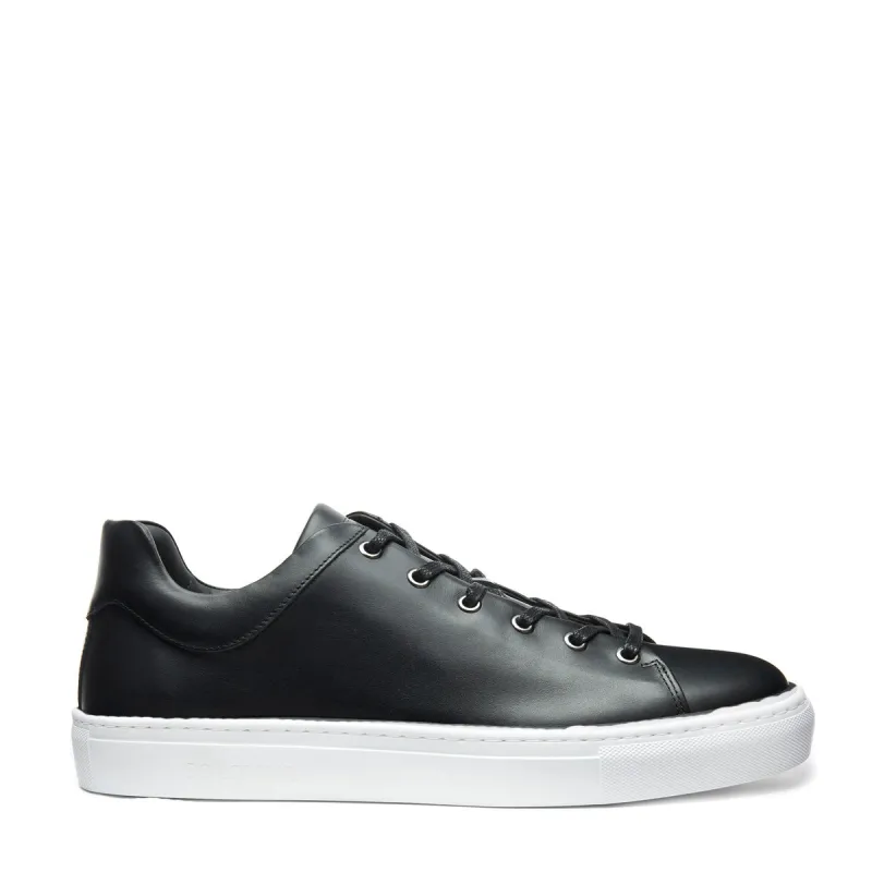 Black Calf Sneaker (White Sole) sold by Solovair