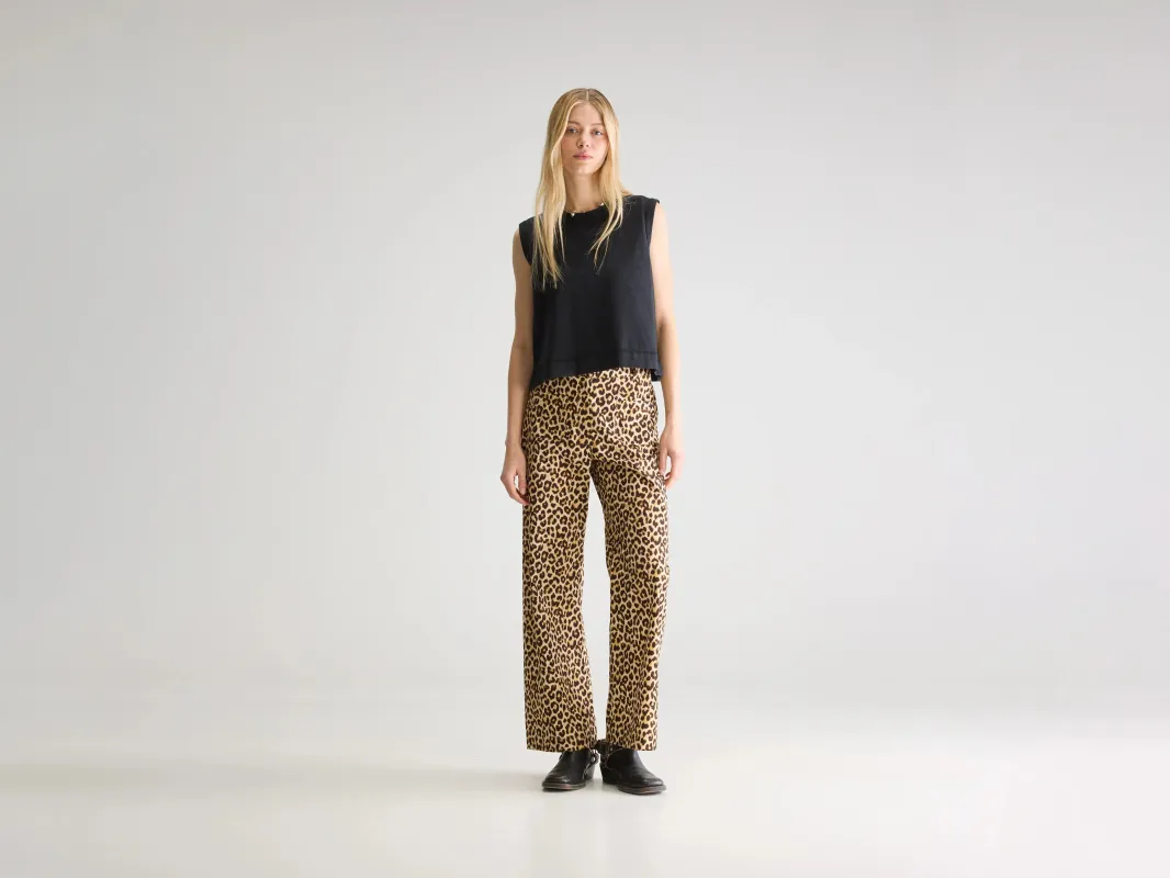 Vivia leopard trousers (251 / W / DISPLAY J) sold by Bellrose