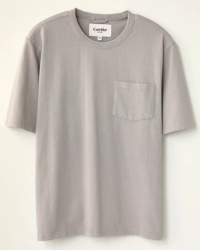 Garment Dye Tee - Oyster Grey sold by Corridor