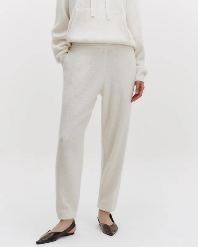 Sweatpant in Nubby Cashmere Silk sold by TWP CLOTHING