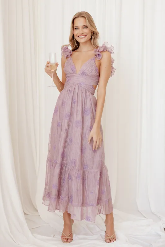 Harmony Maxi Dress - Lilac sold by Petal & Pup