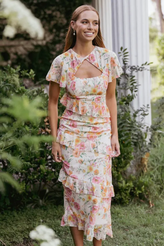 Leila Maxi Dress - Peony sold by Petal & Pup