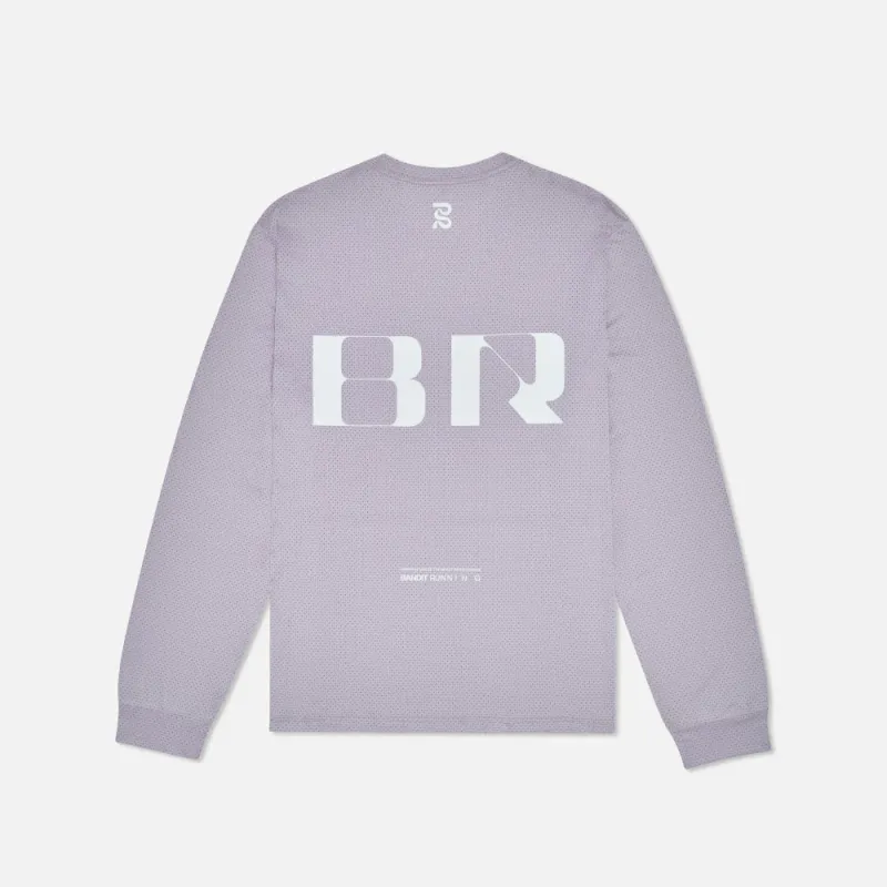 NanoMesh™ Performance Long Sleeve, Unisex - Light Thistle sold by Bandit Running