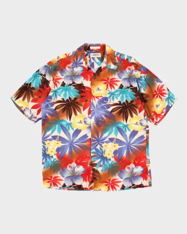 Vintage Campia Multi Coloured Hawaiian Shirt - L sold by Rokit