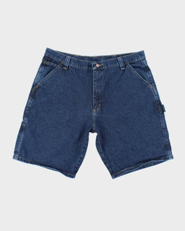 Vintage 90's Wrangler Dark Wash Baggy Jeans - W36 L10 sold by Rokit