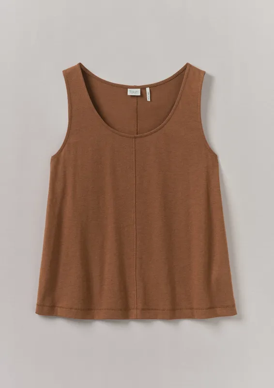 Cotton Hemp Jersey Tank | Brown Anise sold by TOAST