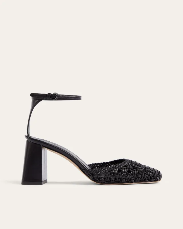 Felice Pump, Leather Weave sold by Dear Frances